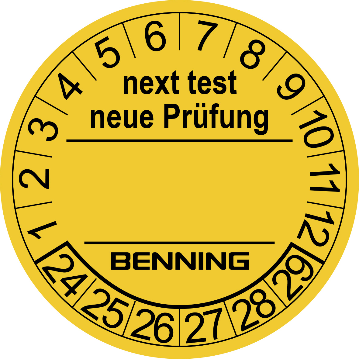 Benning 756212(VE300) Prüfplaketten f.ST710,ST720,ST750