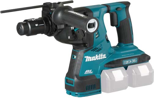Makita DHR281ZJ Akku-Bohrhammer f.SDS-PLUS 2x18V o. Akku+Lader