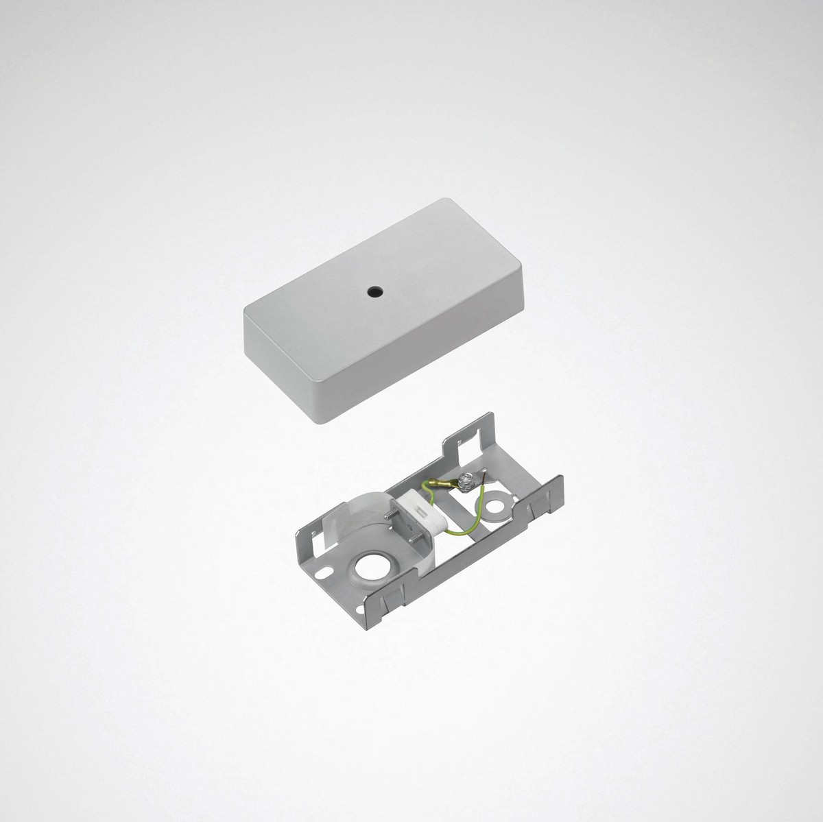 Trilux ZAR/03 Deckenanschlussdose silbergrau