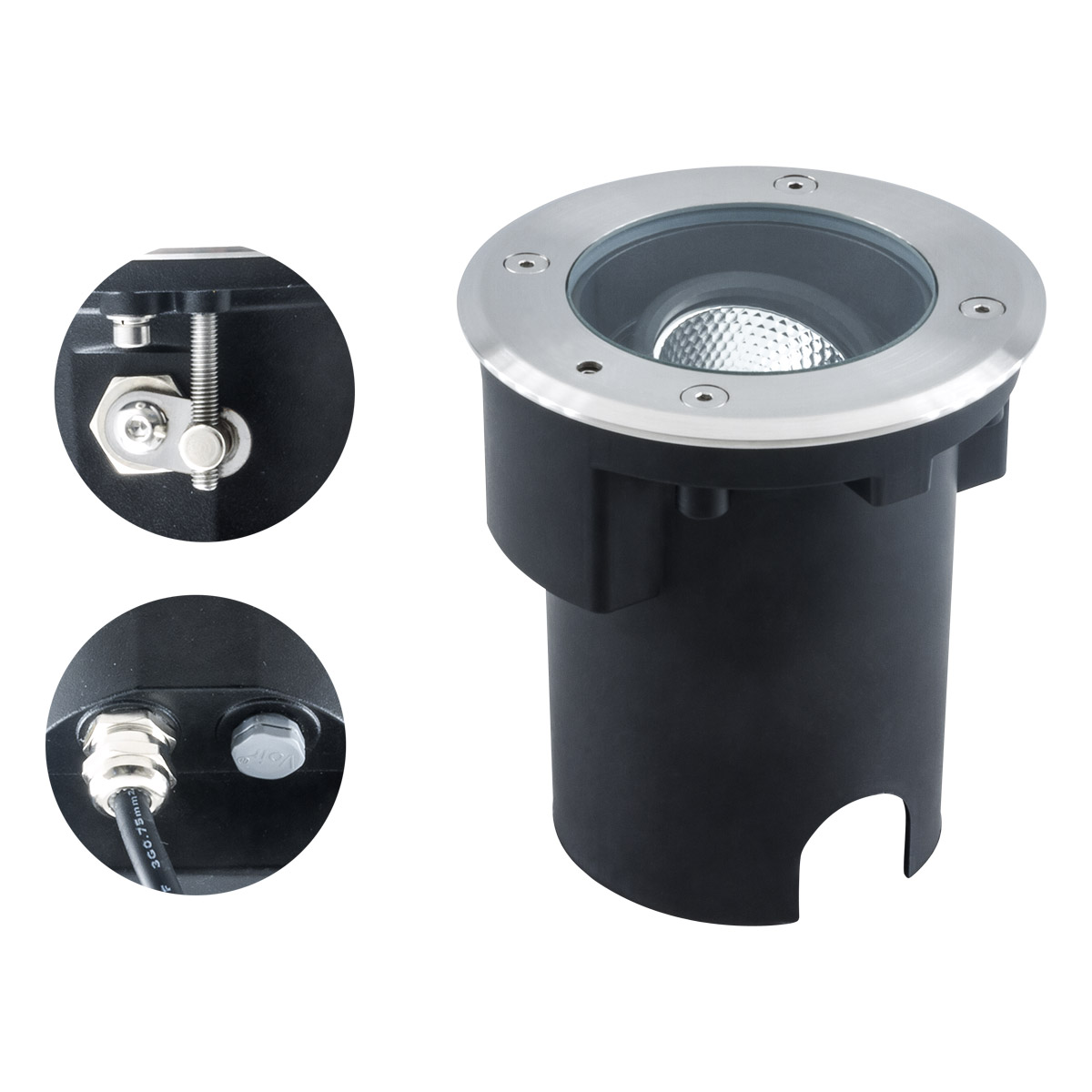 EVN Lichttechnik PC67107040 LED-Bodenleuchte IP67 4000K