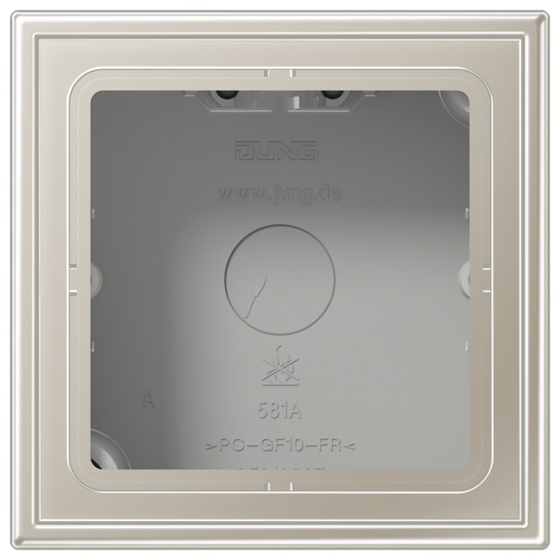 Jung ES 2581 A-L AP-Kappe 1-fach eds lack angeformter Rahmen