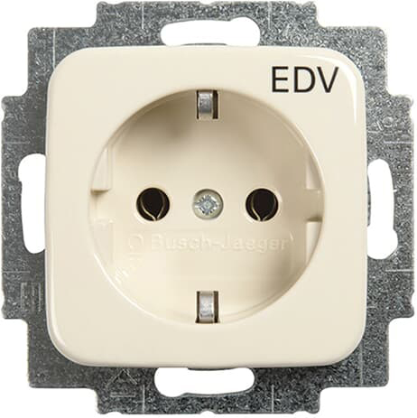 Busch-Jaeger 20 EUC/DV-212 Steckdosen-Einsatz ws