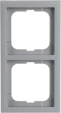 Busch-Jaeger 1722-183K Rahmen 2-fach alusilber, fu.linear