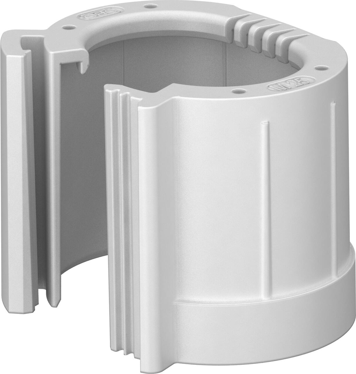 OBO Bettermann Vertr 129 TB M16 Rohrendtülle teilbar M16, PE, lgr