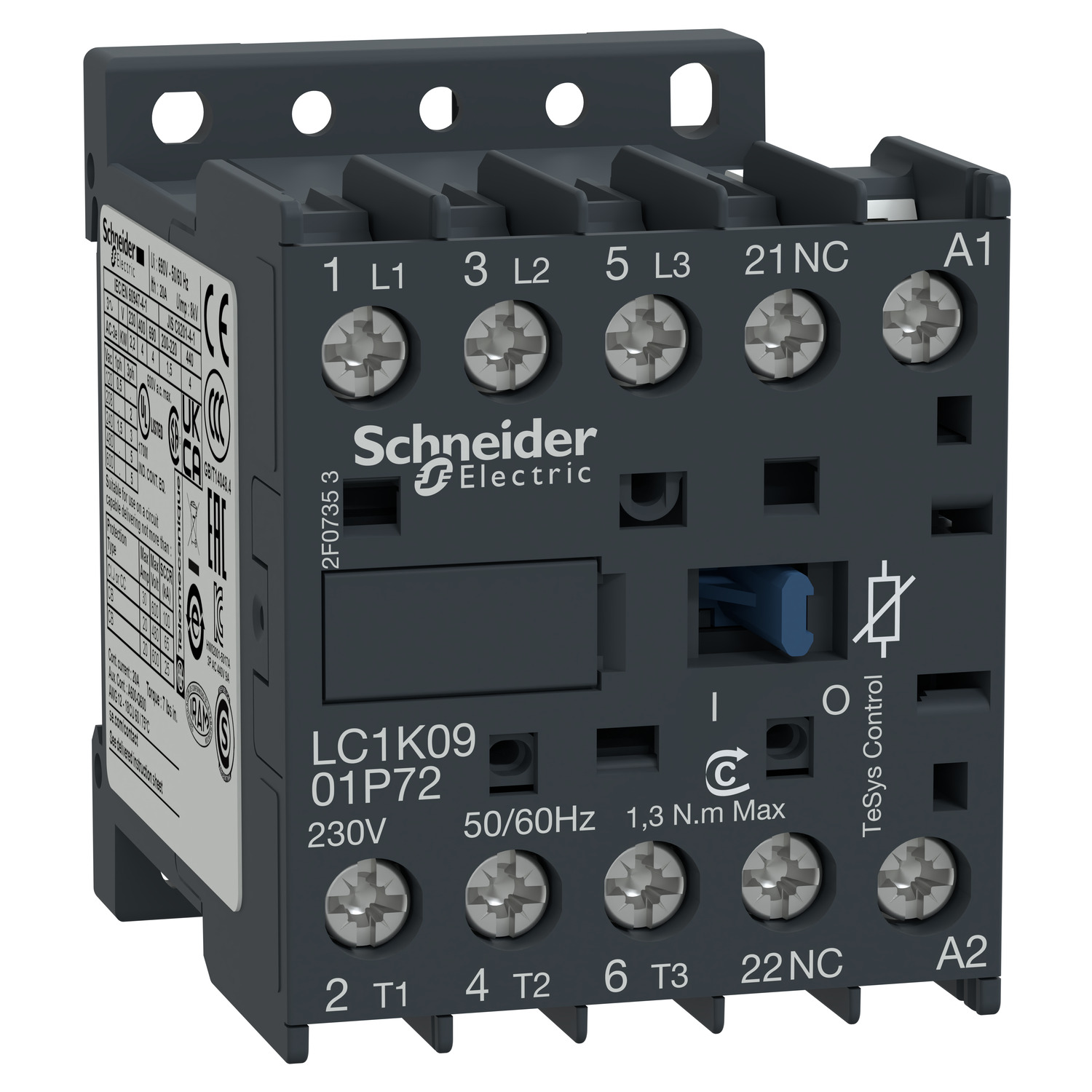 Schneider Electric LC1K0901P72 Schütz 9A 230V 50/60HZ
