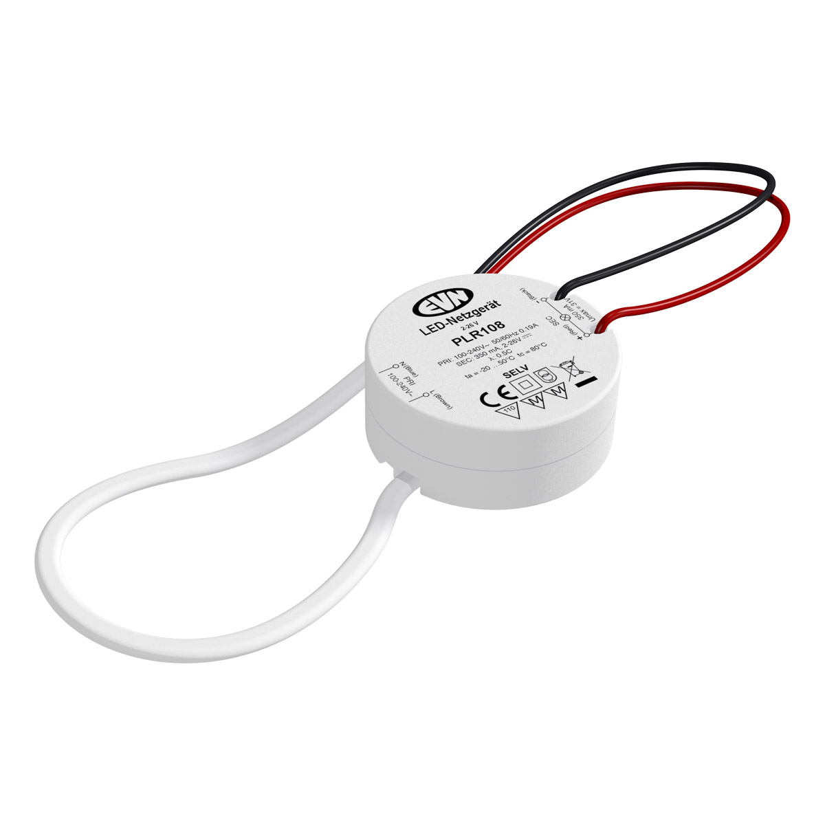 EVN Lichttechnik PLR 108 LED-Netzgerät 350mA 1-9W
