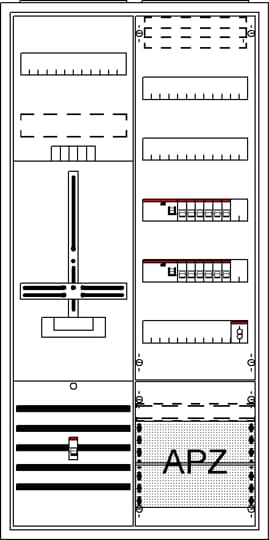 Striebel&John DA27CBW Komplettschrank AP3Pkt.A271Z1V5A2