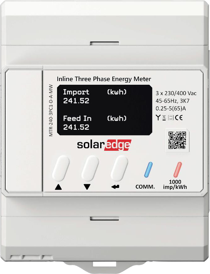 SolarEdge MTR-240-3PC1-D-A-MW Inline Energy Meter 1PH/3PH 230/400V 65A