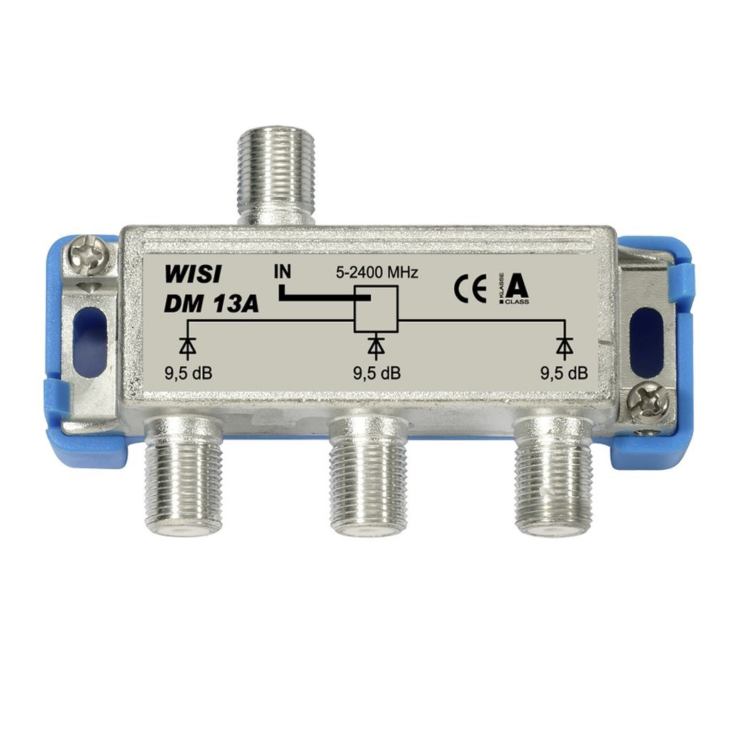 Wisi DM13A Verteiler 3f. 5-2400MHz, 9,5dB