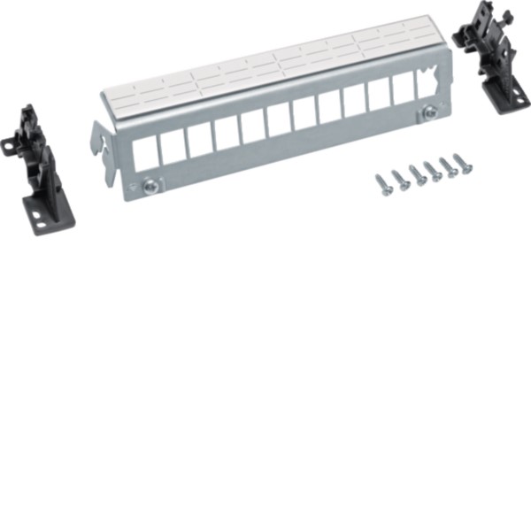 Hager FZ12MK Patch-Panel 12-fach Keystone