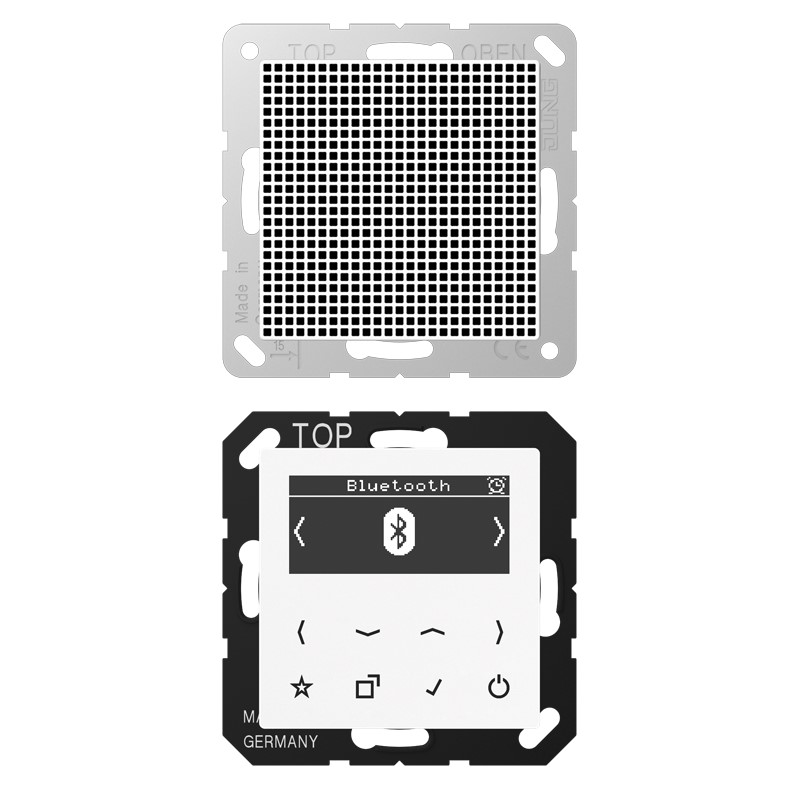 Jung DAB A1 BT WW Smart DAB+ Digitalradio Bluetooth SetMono1LS