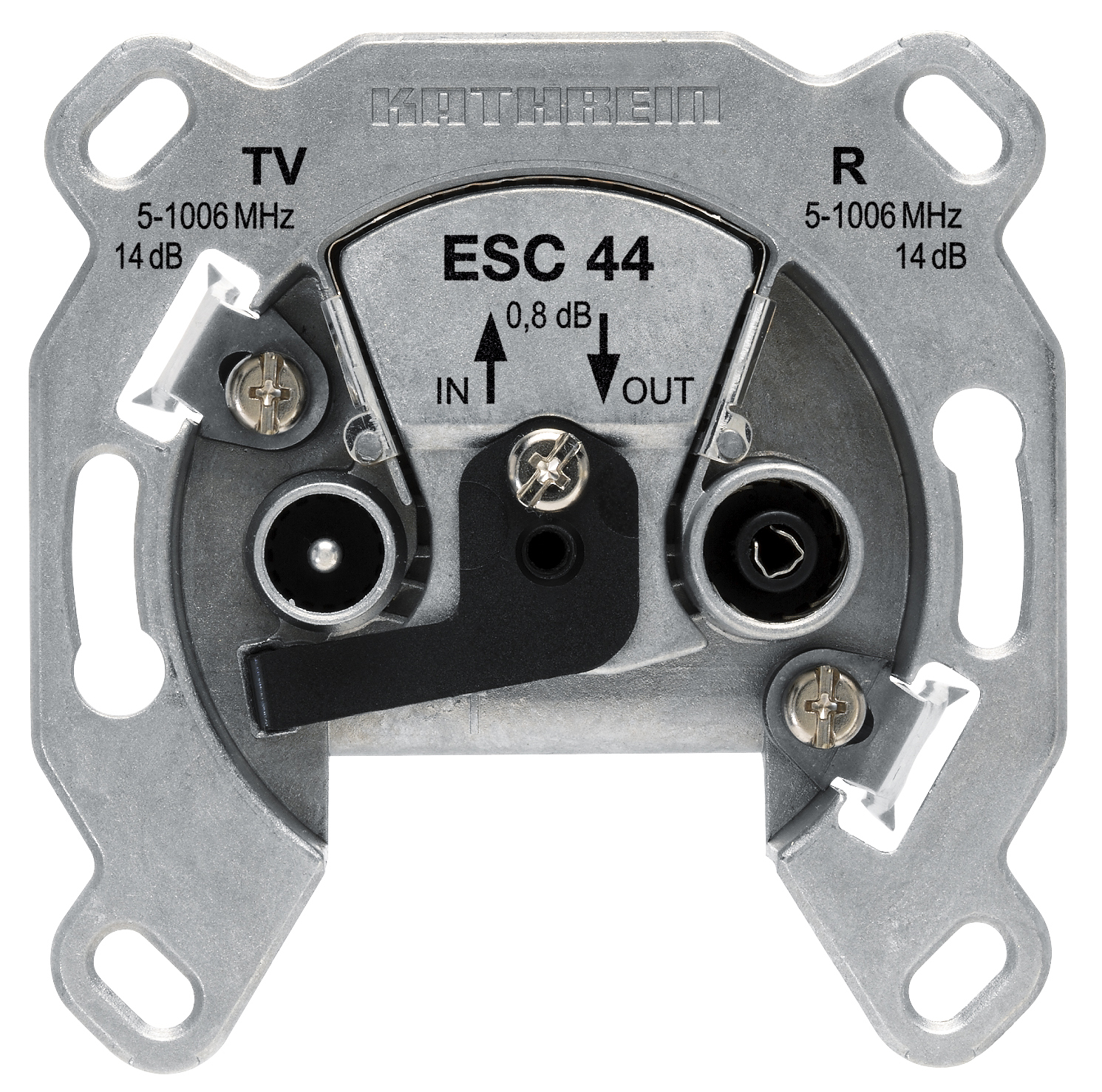 Kathrein ESC 44 Breitband-Richtkopplerdose 2f.Durchschleifdose
