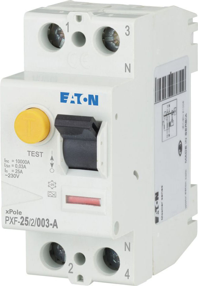 Eaton PXF-25/2/003-A FI-Schutzschalter 25A 2p, 30mA