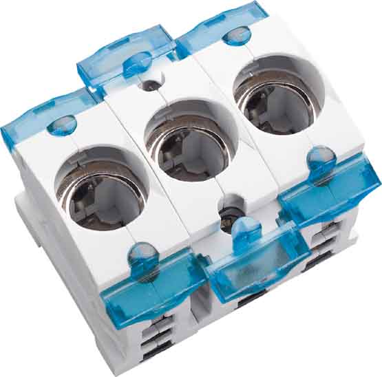 Wöhner 31306 D0-Einbau-Sicherungssockel E18/63A/400V,3pol.