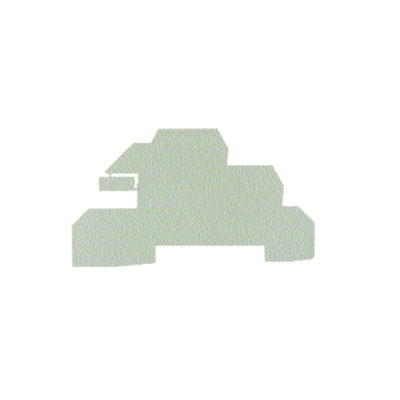 Weidmüller WAP WDL2.5/S Abschlußplatte 1,5mm beige