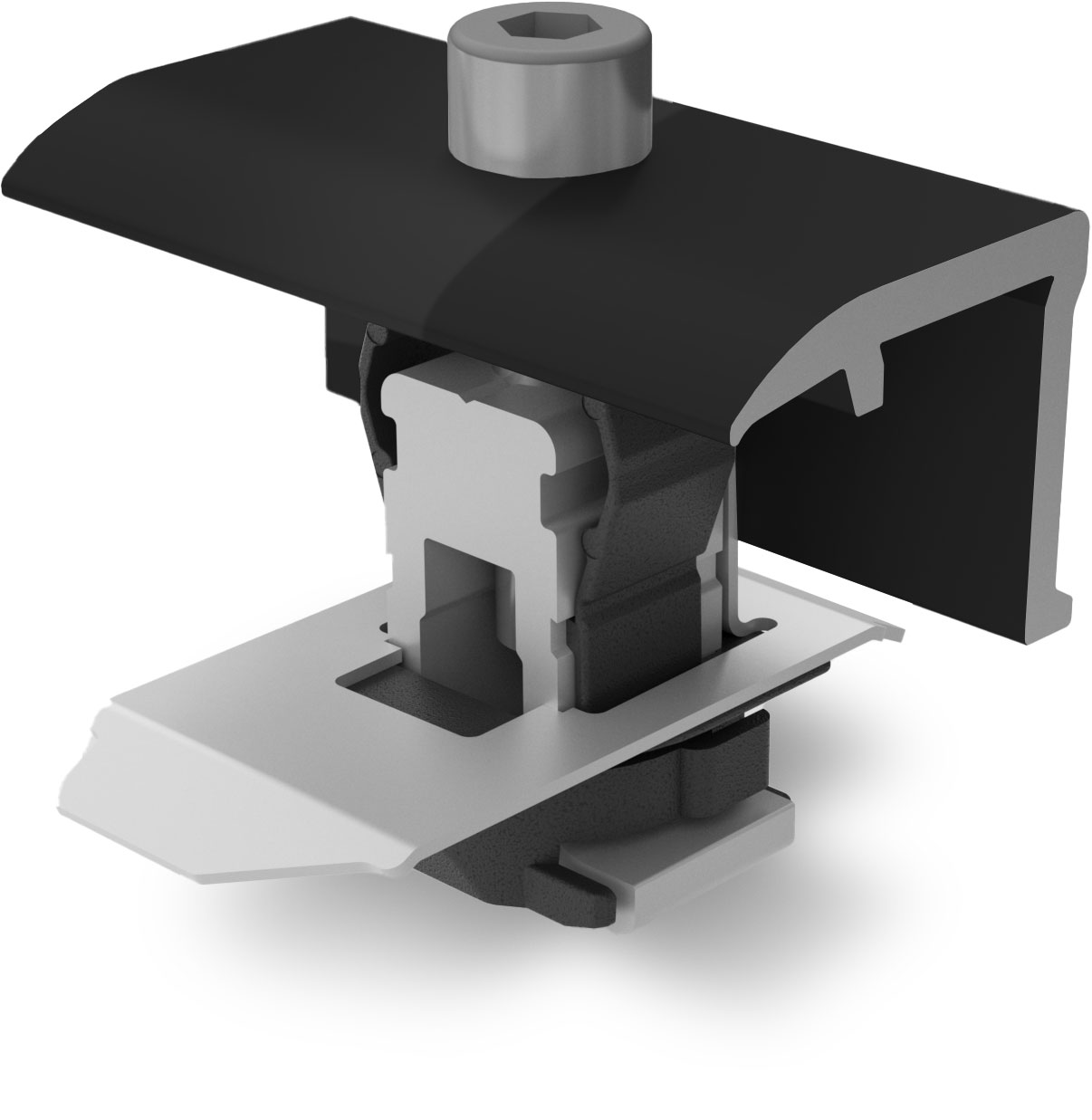 K2 Systems 2004545 K2 Endklemme 25-40 mm Schwarz eloxiert