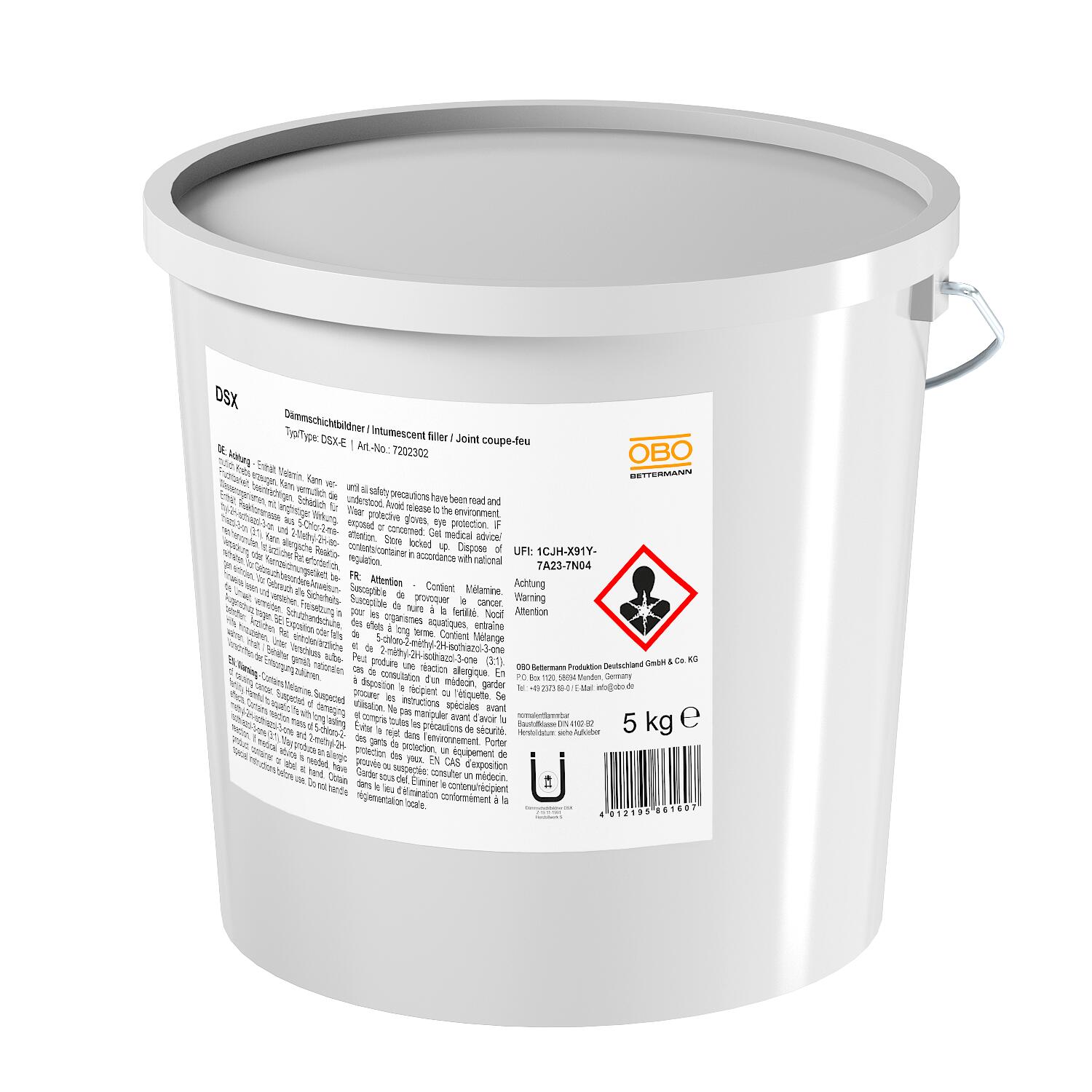 OBO Bettermann Vertr DSX-E Dämmschichtbildner 5Kg im Eimer