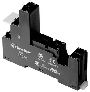 Finder 97.02.0 Schraubfassung schwarz