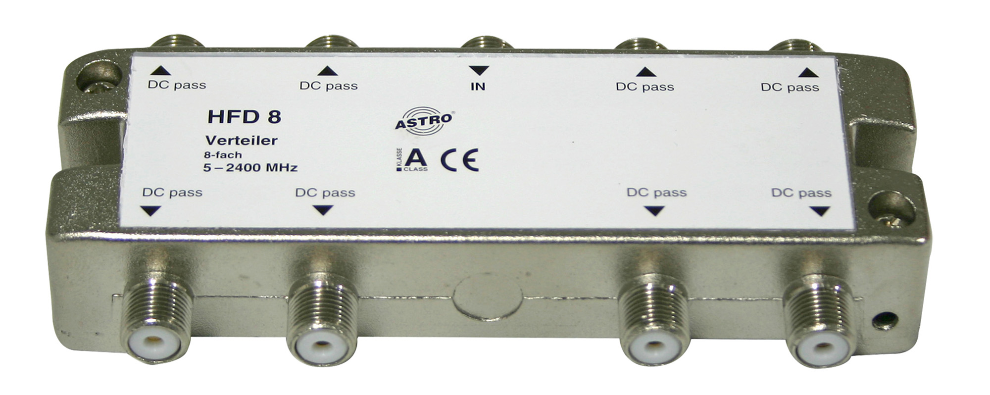 Astro Strobel HFD 8 Sat-Verteiler 8-fach 13-17db 5-2400MHz