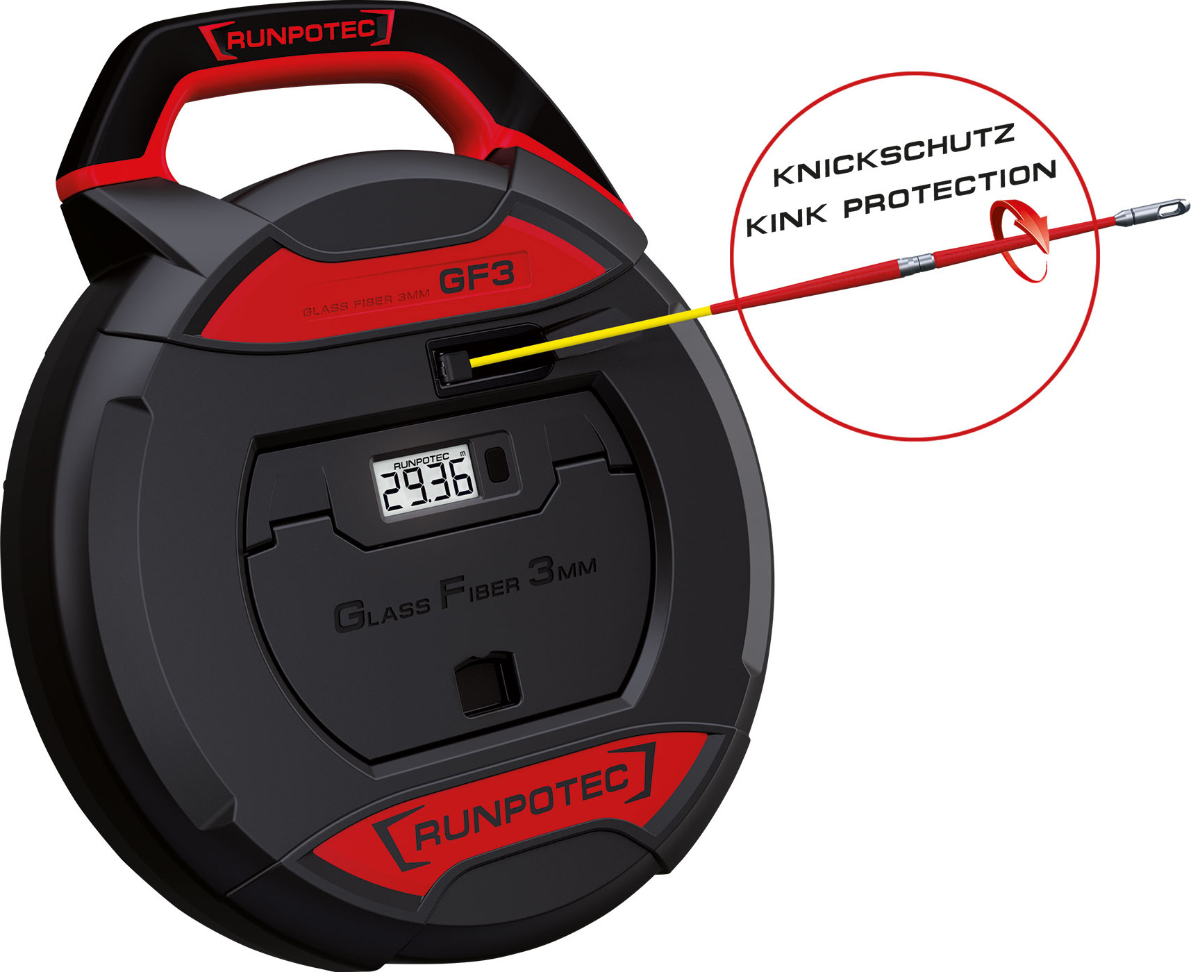 Runpotec 10193 GF3 Kabeleinziehwerkzeug 3 mm  - 30 m