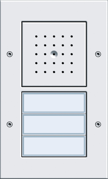 Gira 126766 Türstation AP 3fach reinweiß