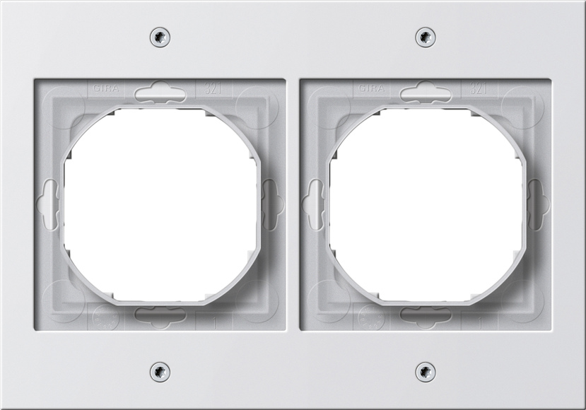 Gira 021266 Abdeckrahmen 2f.rws TX44