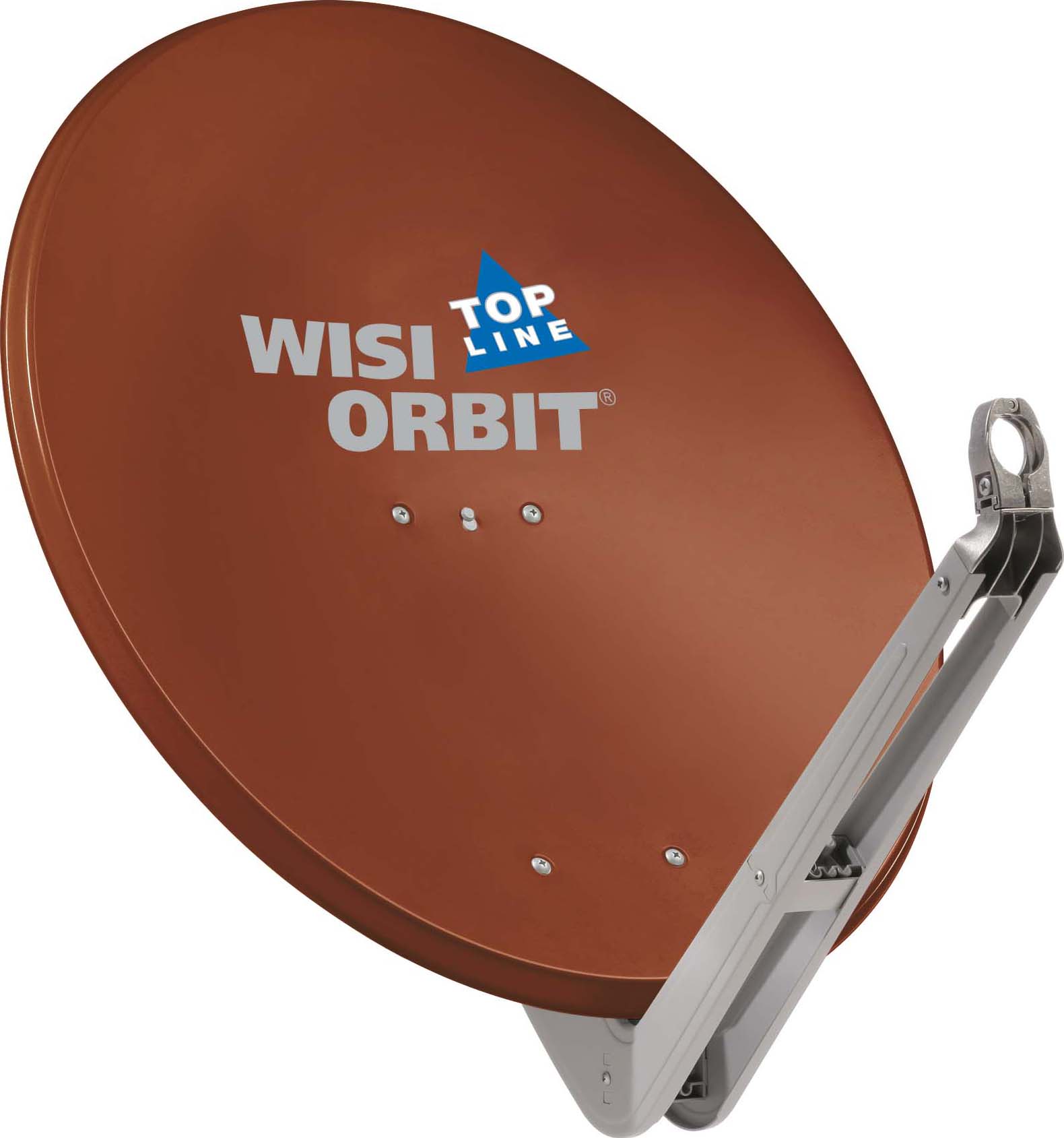 Wisi OA85I Offset-Antenne 85cm, rotbraun