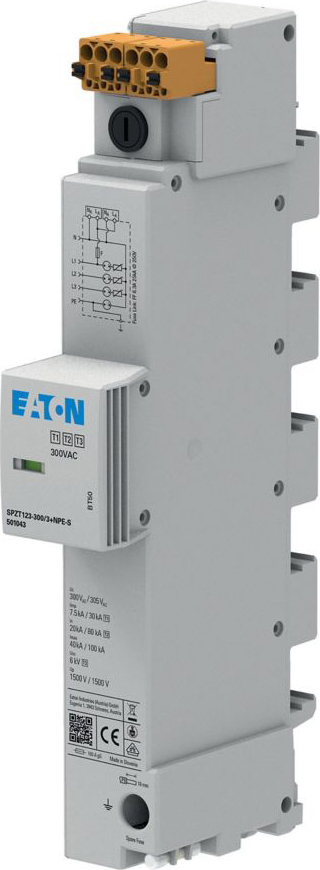 Eaton SPZT123-300/3+NPE-S Überspannungsableiter f.40mm Sammelschiene