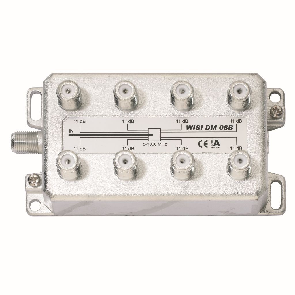 Wisi DM08B Verteiler 8f. 5-1000MHz, 11dB