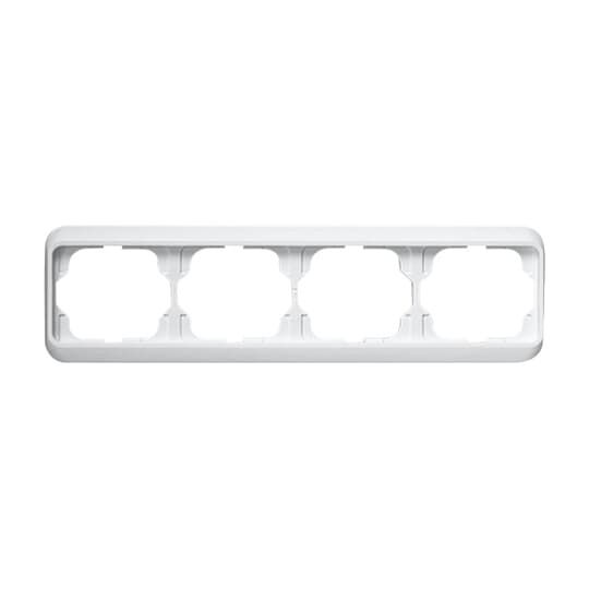 Busch-Jaeger 1724-24G Rahmen 4-fach studioweiß, waage.