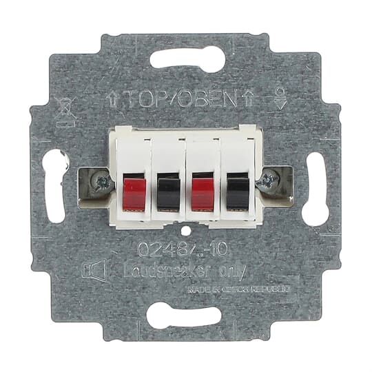 Busch-Jaeger 0248/04-101 Lautsprecher-Anschlussdose 2fach, alpinweiß