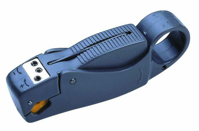 Cimco Werkzeuge 120098 Koax-Abisolierer m. 3 Schneid.