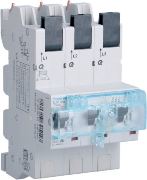 Hager HTS350C SLS-Schalter 3P Cs-50A Sammelschi