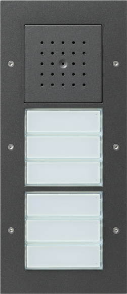 Gira 126867 Türstation AP 6fach anthrazit