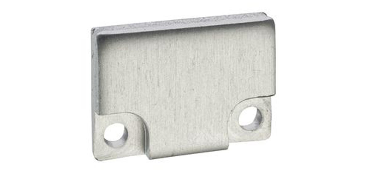 Barthelme 62398614 Alu-Endkappen Set flach 2er für BARdolino