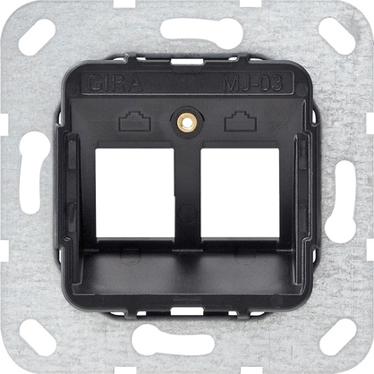 Gira 560300 Modular Jack 3 2fach UP Tragring