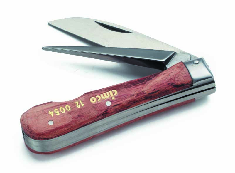 Cimco Werkzeuge 120054 Kabelmesser Holz 2-tlg.