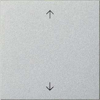 Gira 536126 Bedienaufsatz alu Pfeilsymbole