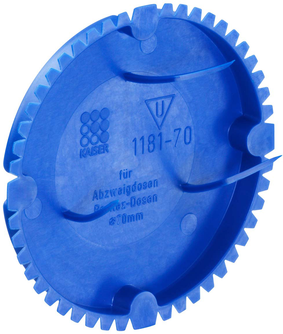 Kaiser 1181-70 Signal-Deckel f.Verb.-Dosen