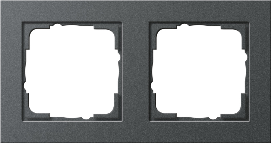 Gira 021223 Abdeckrahmen 2f.anth E2