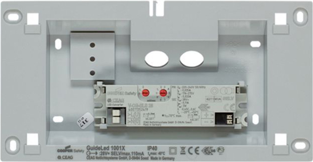 Ceag Notlichtsysteme 40071353641 Wandmontageset f.GuideLed 10011CG-S