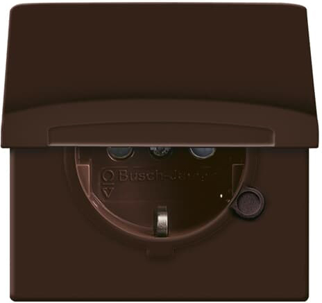 Busch-Jaeger 20 EUGKB-31-101 Schuko-Steckdoseneinsatz IP44 braun