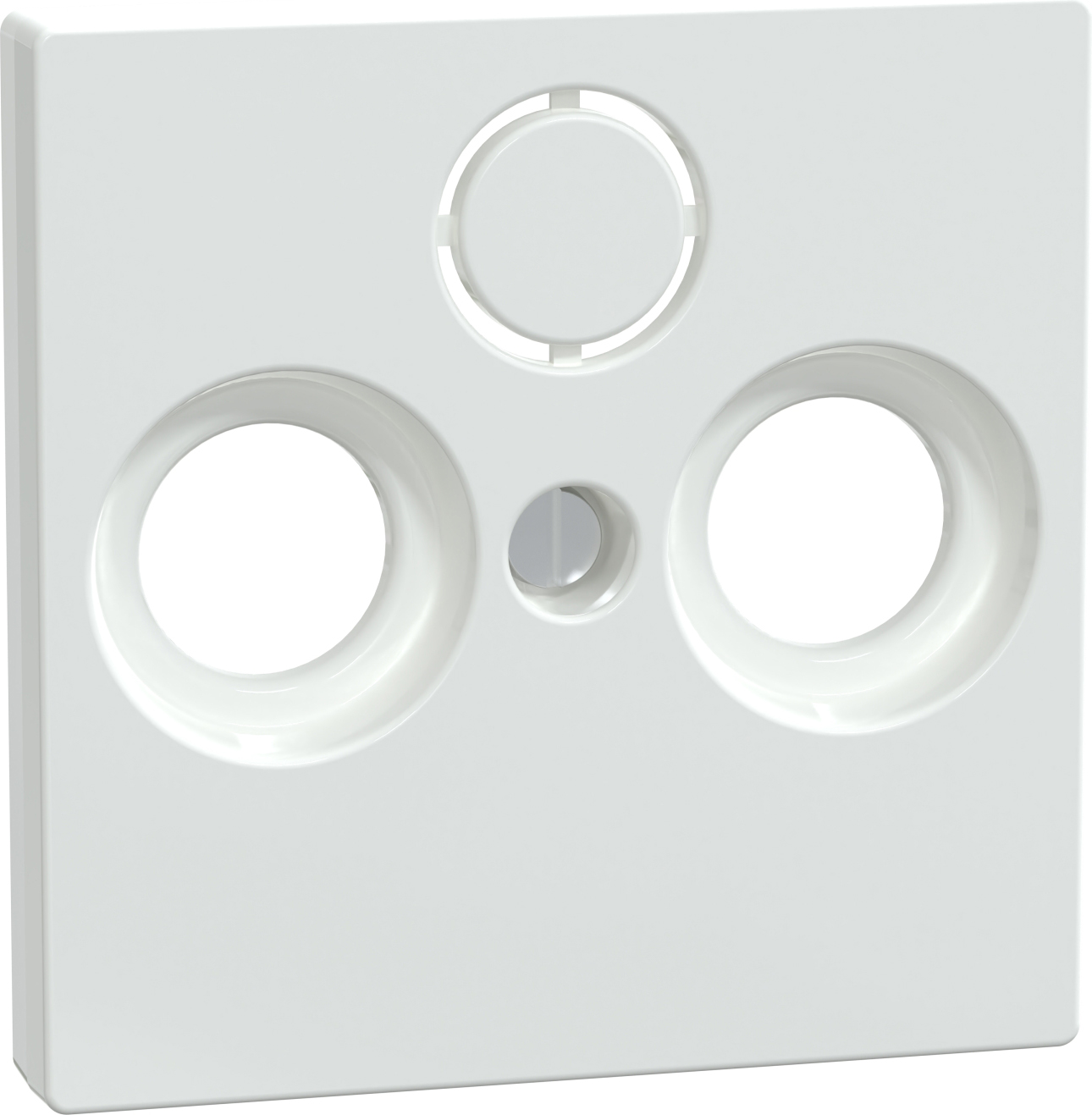 Merten 296725 Zentralplatte aws/gl für Antennendose