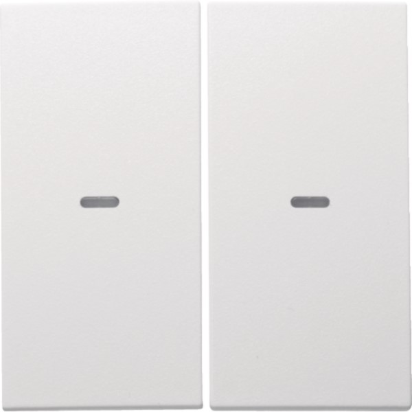 Berker 80960399 Tast-Abdeckung 2f. pws/mt