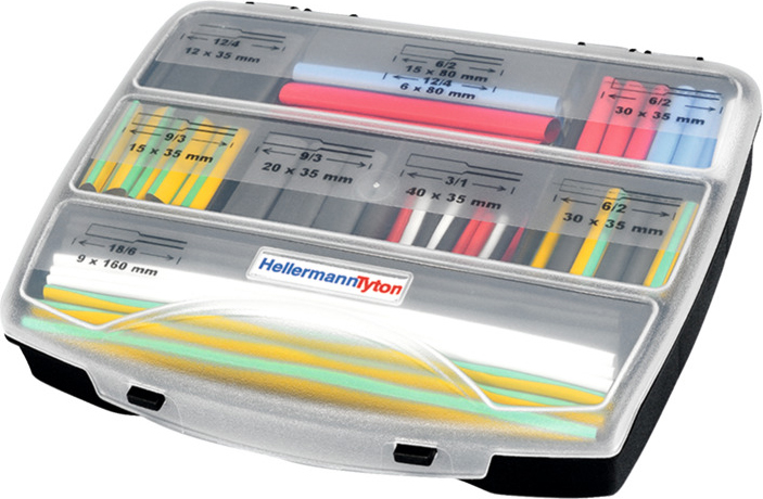 HellermannTyton 380-03005 Schrumpfschlauch-Set ShrinKit 321 u-Basic