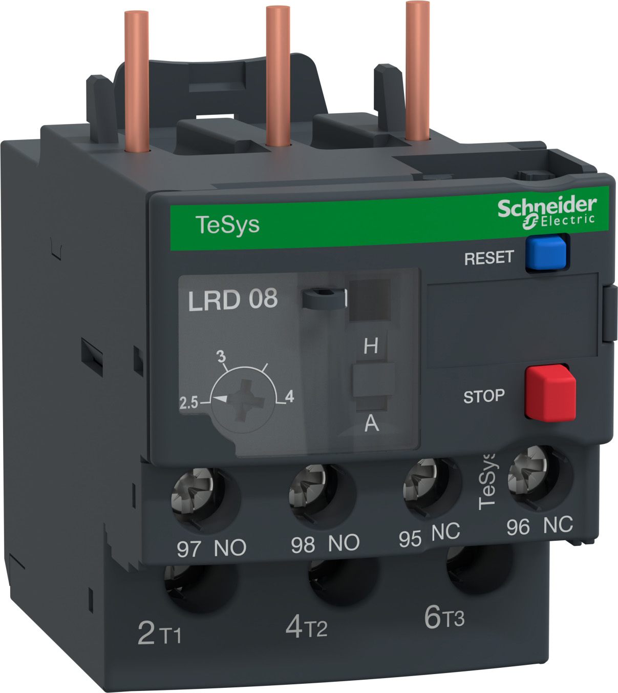 Schneider Electric LRD08 Motorschutz-Relais 2,50-4,00A