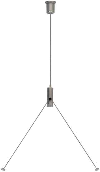 Ridi-Leuchten ZSPT2Z 295 Y-Seilpendel L 1,5m