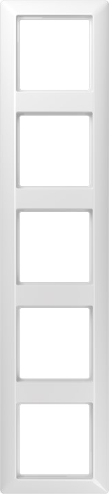 Jung AS 585 WW Rahmen 5-fach aws waage/senkrecht