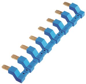 Finder 097.58 Verbindungsbrücke blau, 8-polig