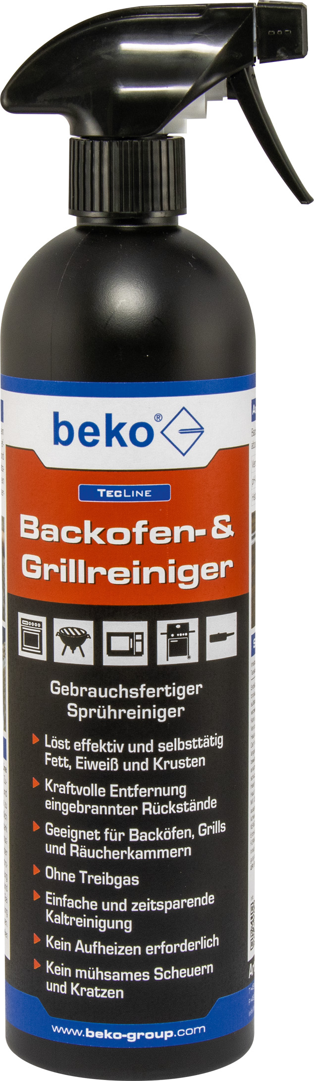 Beko 299 67 0750 TecLine Backofen- und Grillreiniger 750 ml